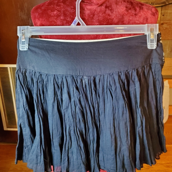 Free People One Kelisi Black Embroidered Skirt - Picture 4 of 8